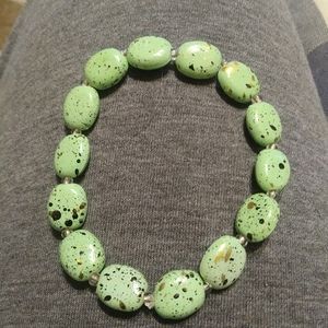 Speckled Green Bracelet